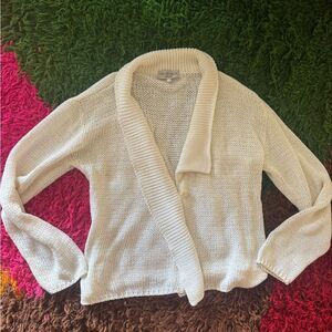 Ivan Grundahl Asymmetrical White Cardigan